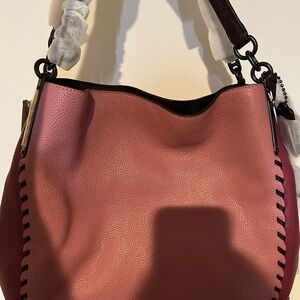 Pink Leather Women's Bag